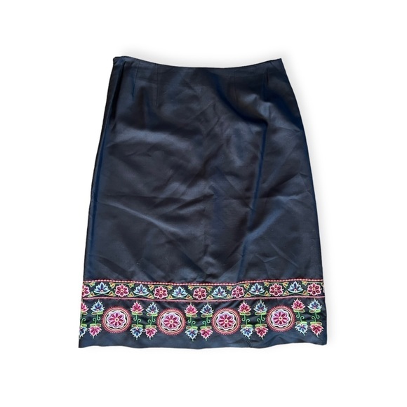 Ann Taylor skirt silk floral Size 8  medium - Picture 1 of 6